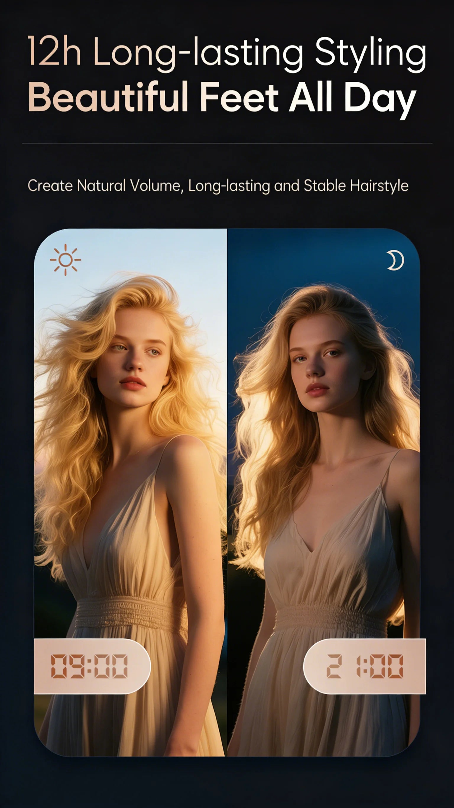 Rotating Hair Dryer Styling Brush Tool