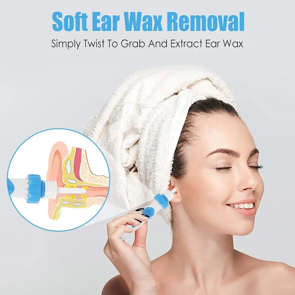 Electric Ear Wax Vacuum Cleaner Kit Portable