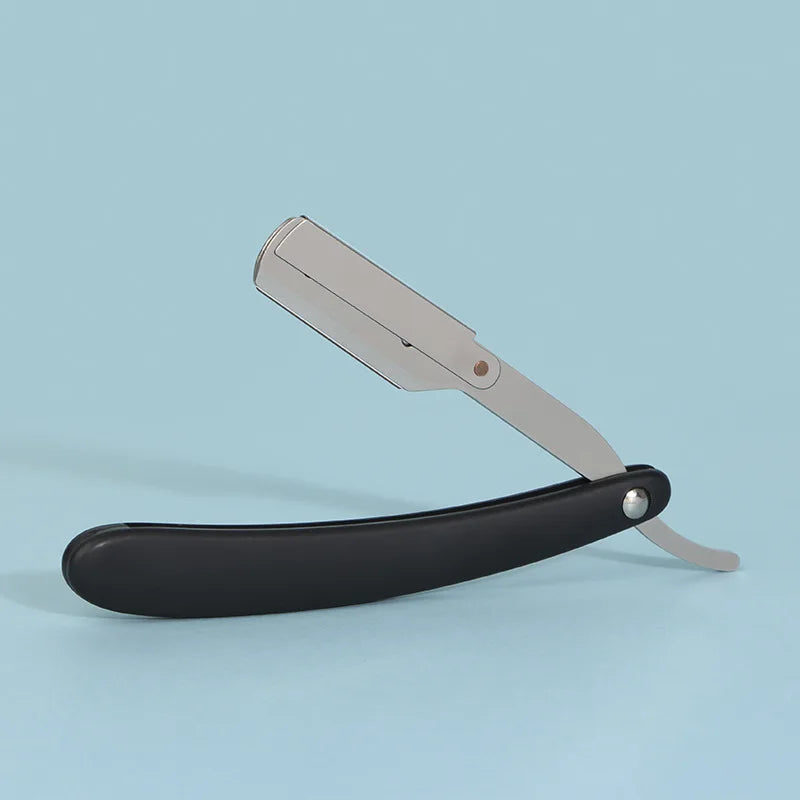 Men Straight Razor Barber Pro Steel Blade