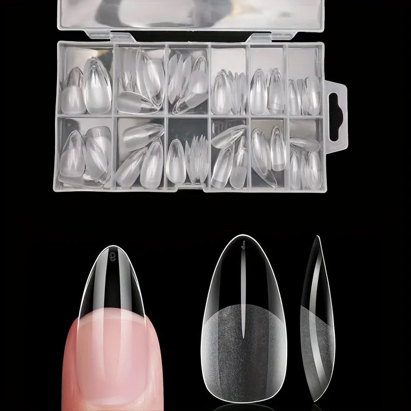 120Pcs Press On Nail Tips Full Cover Set Pro