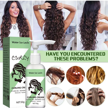 Curly Hair Styling Cream Moisture Shine Pro