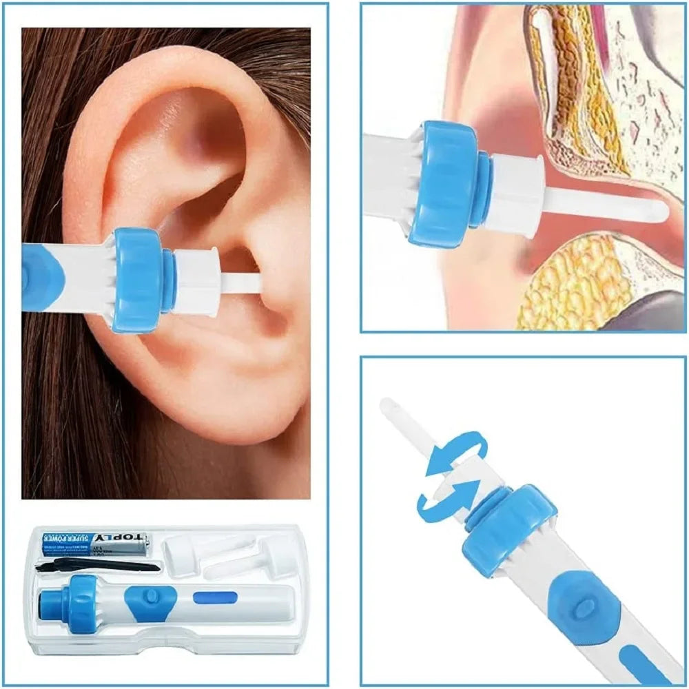 Electric Ear Wax Vacuum Cleaner Kit Portable