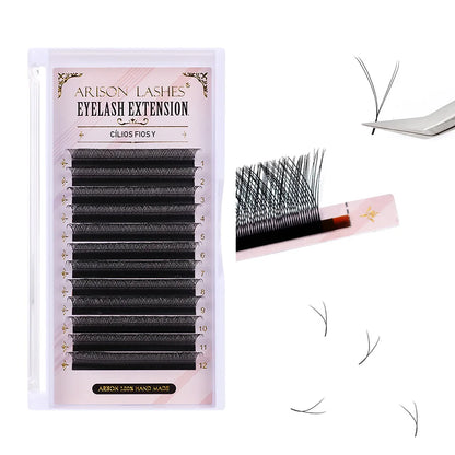 3D 6D W Shape Premade Volume Lash Fans Pro