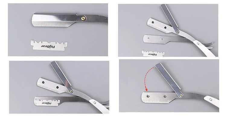 Stainless Steel Straight Razor Barber Pro