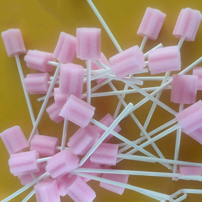 Disposable Oral Care Sponge Swabs 100pc