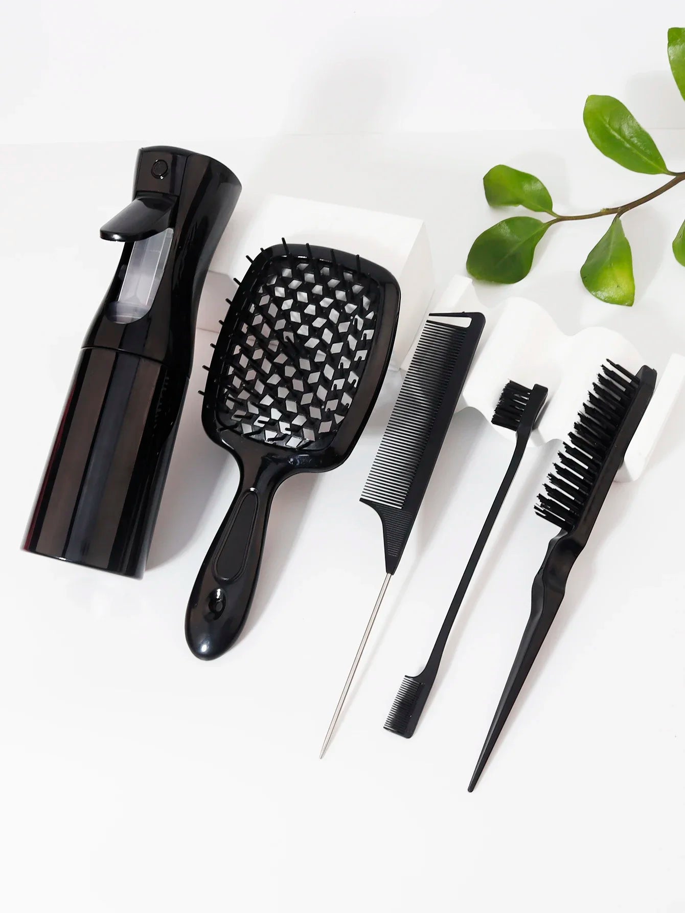 5pcs Hair Styling Comb Set Salon Pro Kit