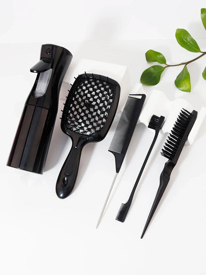 5pcs Hair Styling Comb Set Salon Pro Kit