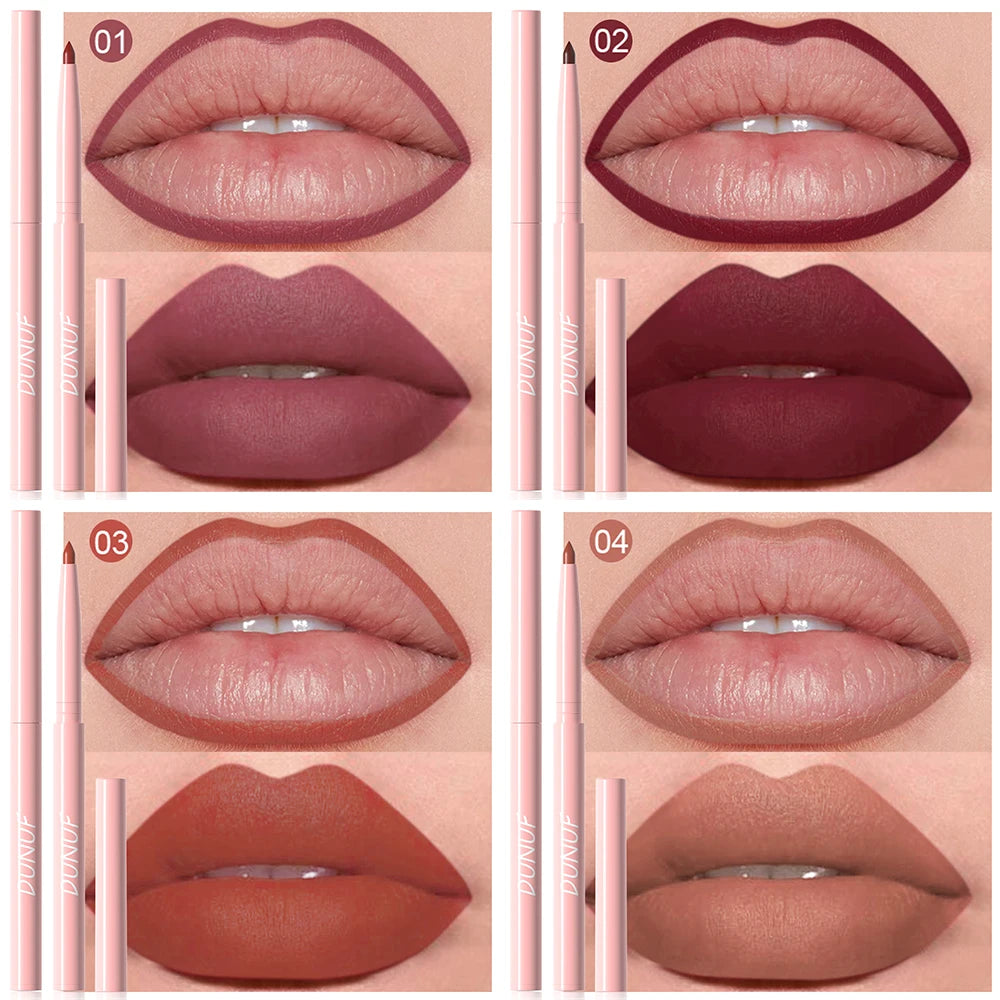 6pcs Waterproof Lip Liner Set Long Lasting