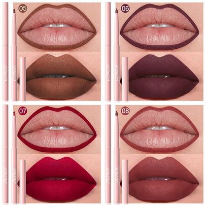 6pcs Waterproof Lip Liner Set Long Lasting