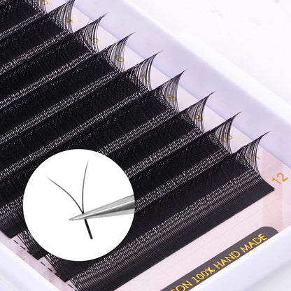 3D 6D W Shape Premade Volume Lash Fans Pro