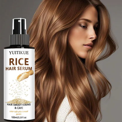   Rice Water Hair Serum Spray Nourish Shine