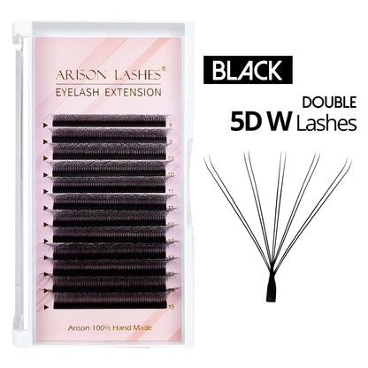 3D 6D W Shape Premade Volume Lash Fans Pro