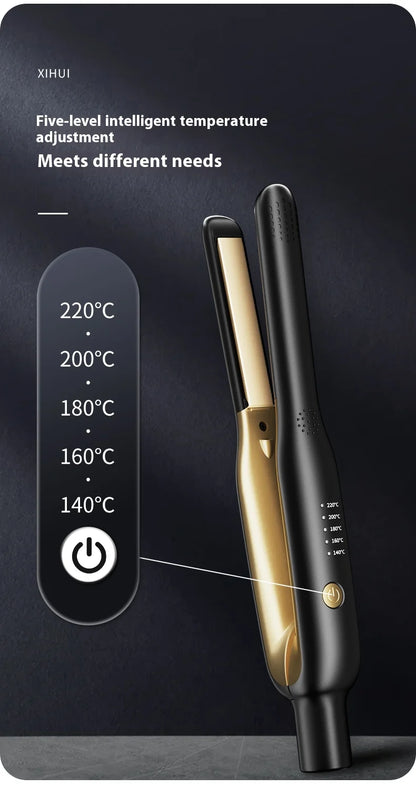Mini Ceramic Hair Straightener Curler