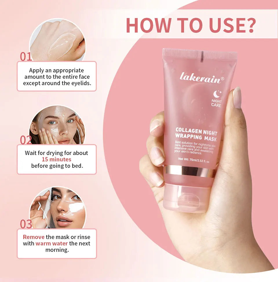   Korean Collagen Peel Off Mask Night Lift Pro