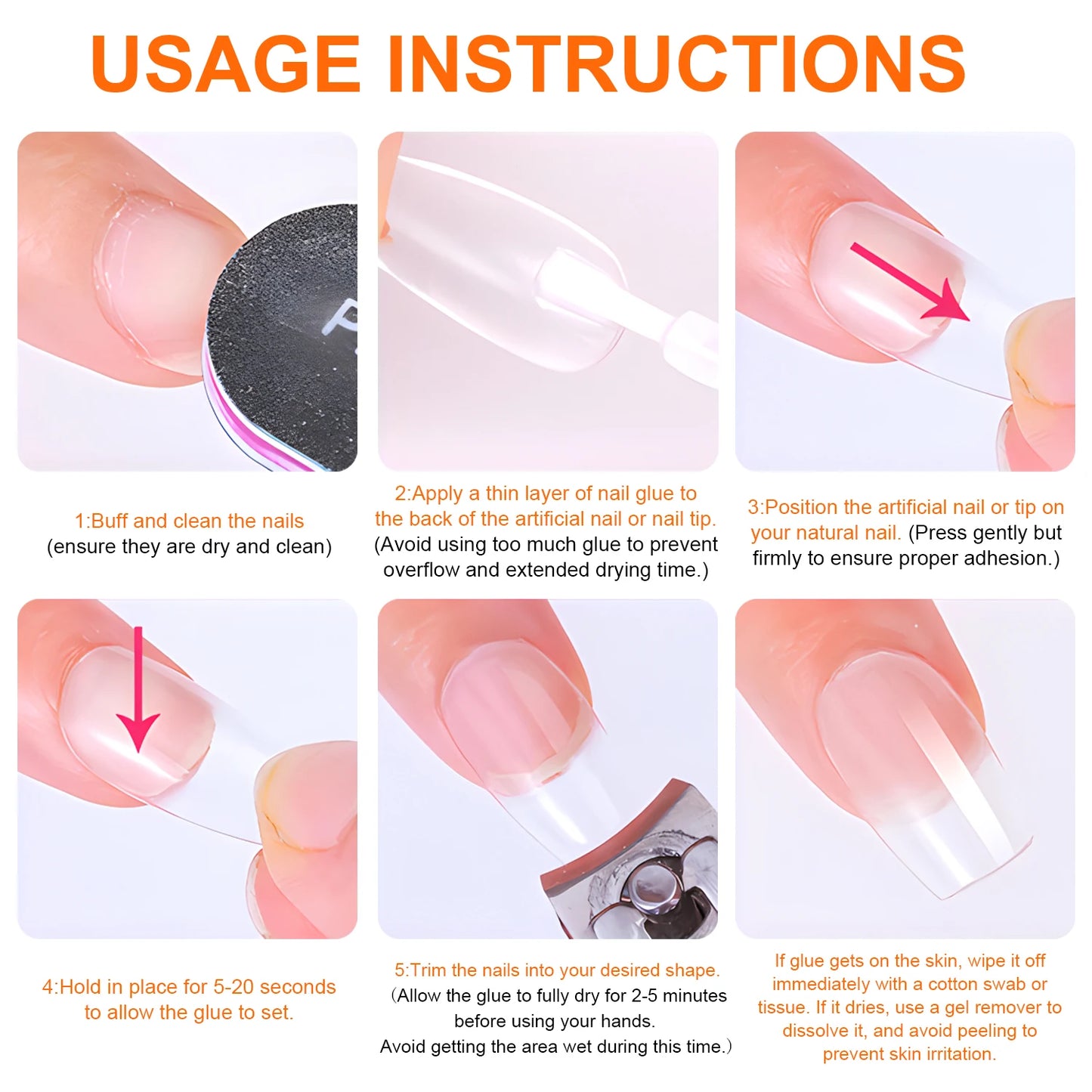 Super Strong Nail Glue Fast Dry Adhesion