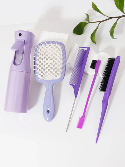 5pcs Hair Styling Comb Set Salon Pro Kit