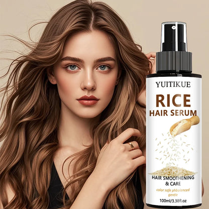   Rice Water Hair Serum Spray Nourish Shine