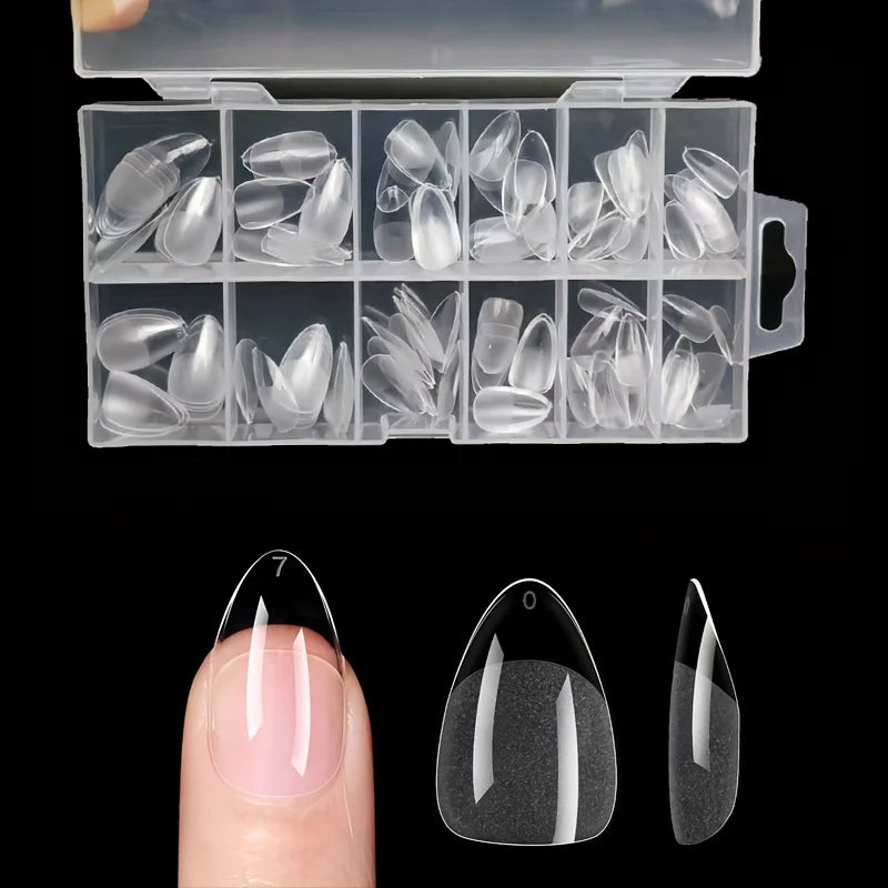 120Pcs Press On Nail Tips Full Cover Set Pro