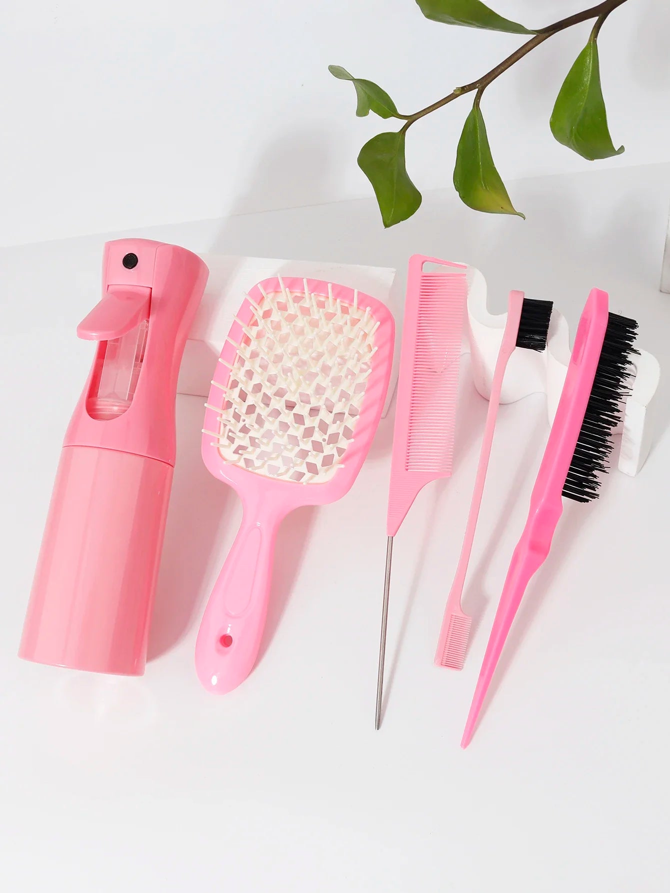 5pcs Hair Styling Comb Set Salon Pro Kit