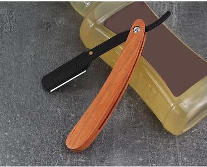 Men Straight Razor Barber Pro Steel Blade