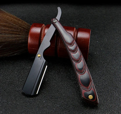 Men Straight Razor Barber Pro Steel Blade