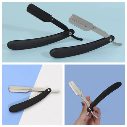 Men Straight Razor Barber Pro Steel Blade