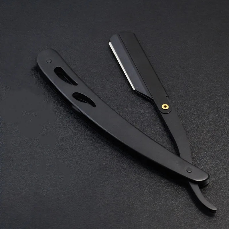 Men Straight Razor Barber Pro Steel Blade