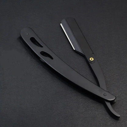 Men Straight Razor Barber Pro Steel Blade
