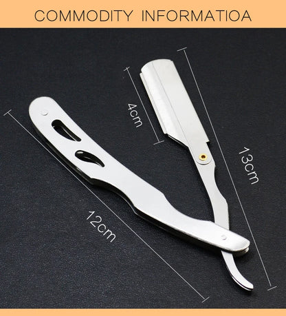 Stainless Steel Straight Razor Barber Pro