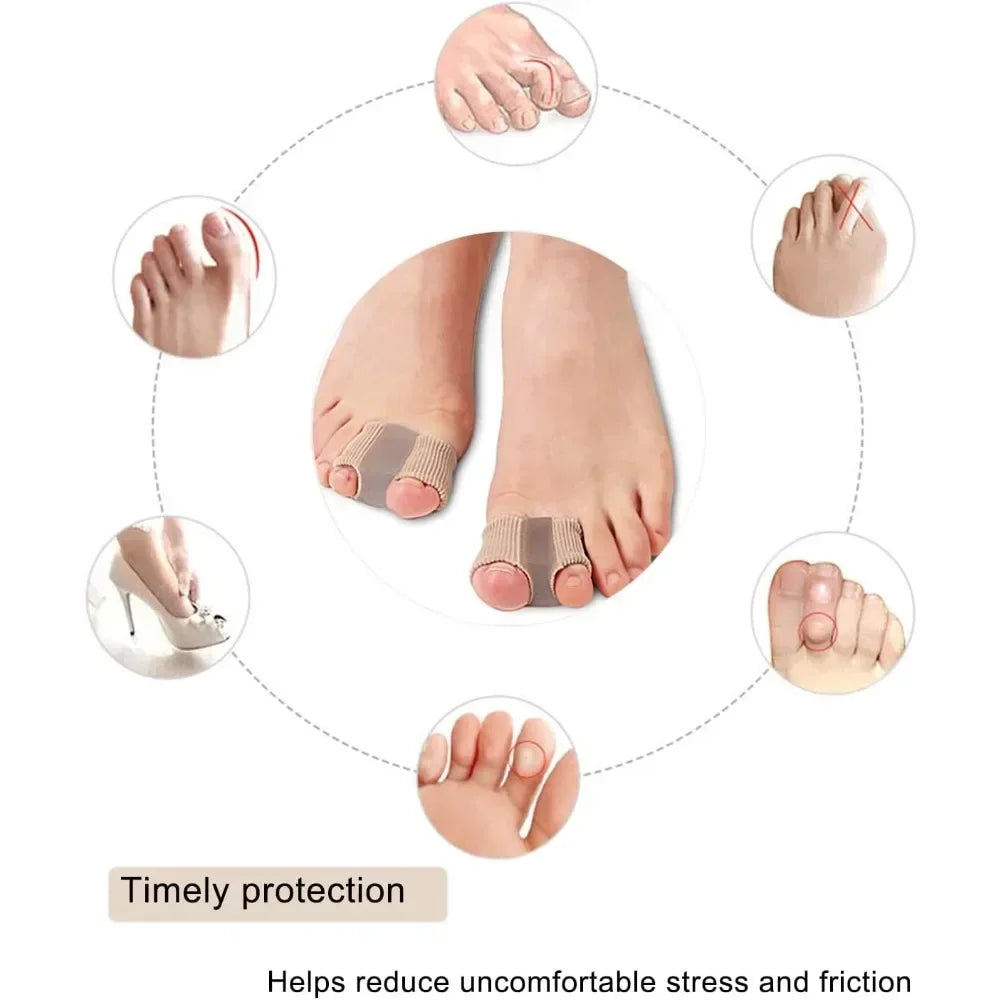 Hallux Valgus Gel Toe Separator Pads Set