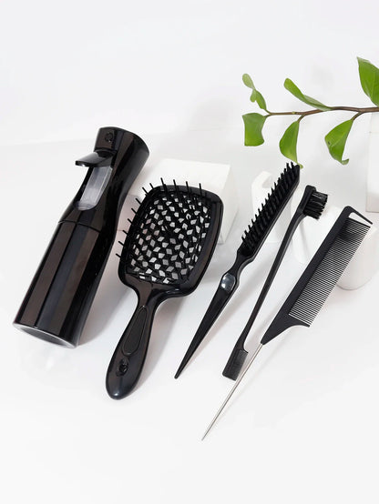 5pcs Hair Styling Comb Set Salon Pro Kit