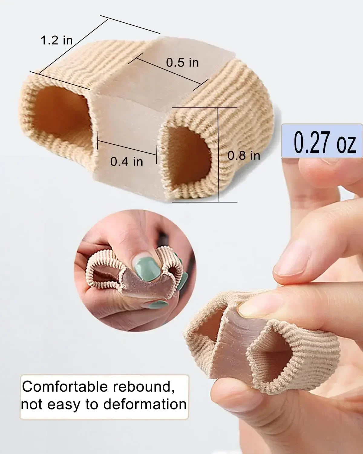 Hallux Valgus Gel Toe Separator Pads Set